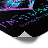 Poster Je suis Un Survivant Beurre Coeur Prévention du Su (Coin)