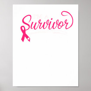 Poster Je suis un survivant de la sensibilisation au canc