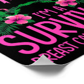 Poster Je suis un survivant Flamant rose de sensibilisati (Coin)