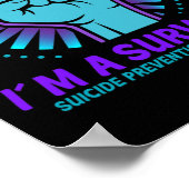 Poster Je suis un survivant Sensibilisation à la préventi (Coin)