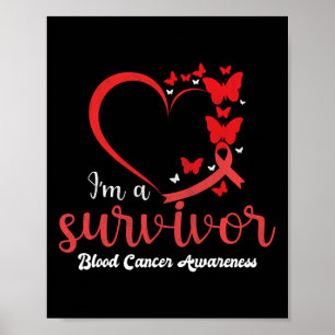 Poster Je suis un survivant Sensibilisation au cancer du 