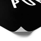 Poster Je suis un travail dans la purr-gression Funny Cat (Coin)