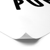 Poster Je suis un travail dans le jeu de chats amusant de (Coin)