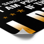 Poster Je Suis Un Vétéran Grave (Coin)