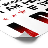 Poster Je Suis Un Vétéran Grave (Coin)