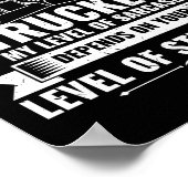 Poster Je suis un vieux camionneur grincheux (Coin)