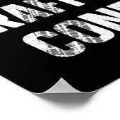 Poster Je suis une chemise à cône de la circulation Costu (Coin)