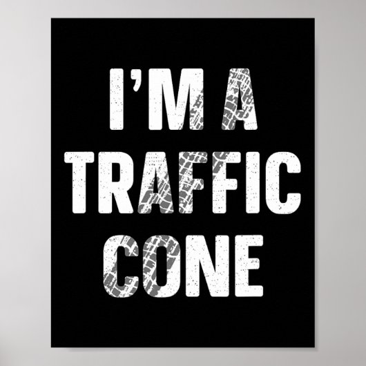 Poster Je suis une chemise à cône de la circulation Costu (Devant)