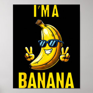 Poster Je suis une conception de design humoristique de d