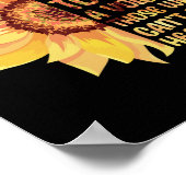 Poster Je suis une école de travailleurs sociaux Sunflowe (Coin)