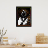 Poster Je suis une femme noire forte (Cuisine)