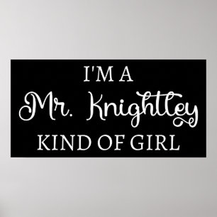 Poster Je suis une fille de M. Knightley