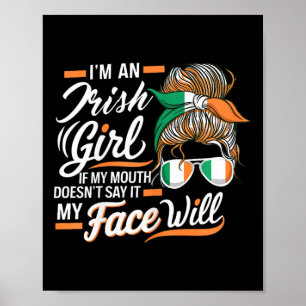 Poster Je suis une fille irlandaise si ma bouche ne le di