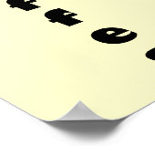 Poster Je suis une girafe cardiaque (Coin)