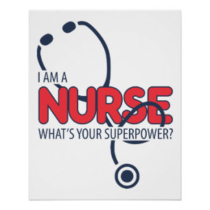 Poster Je suis une infirmière