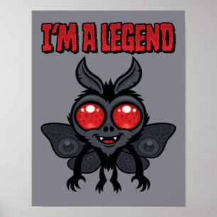 Poster Je suis une légende - Mothman mignon effrayant