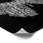 Poster Je suis une loi unique forte de l'attraction Posit (Coin)