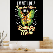Poster Je Suis Une Maman Papillon (Cuisine)