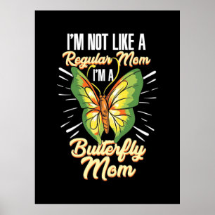 Poster Je Suis Une Maman Papillon