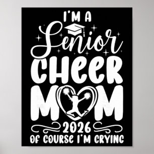 Poster Je suis une mère de senior de cheer 2026 Cheerlead