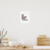 POSTER JE SUIS UNE PERSONNE (Cuisine)
