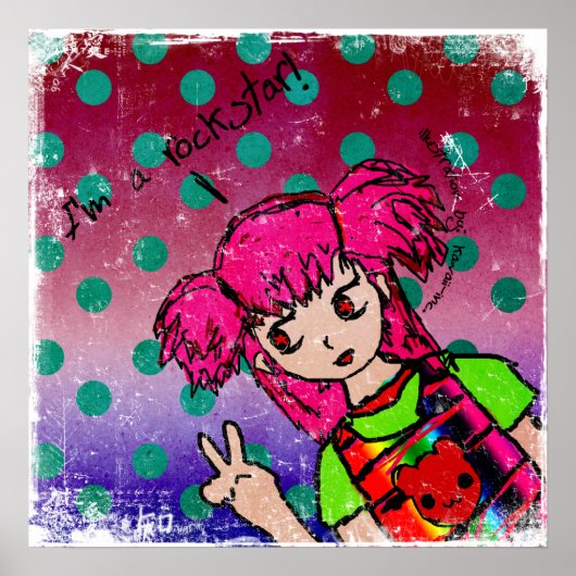Poster Je suis une Rockstar (Devant)