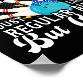 Poster Je suis une tante bowling d'une tante bowler (Coin)