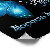 Poster Je suis une tempête Alopecia Sensibilisation Papil (Coin)