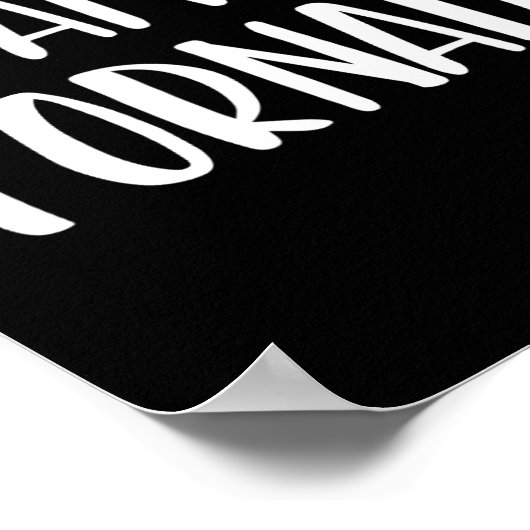 Poster Je suis une tornade Halloween Je suis simple costu (Coin)