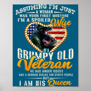 Poster Je suis une vieille vétérane épouse gâtée grincheu