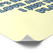 Poster Je suis végétarien (Coin)