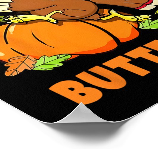 Poster Je Suis Venu Comme Un Beurre-Beurre Drôle Turquie (Coin)