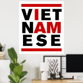 POSTER JE SUIS VIETNAMAIS (Bureau à domicile)