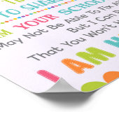 Poster Je Suis Votre Thérapeute D'École (Coin)