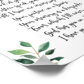 Poster Je t'ai pensé aujourd'hui Mariage Memory Sign (Coin)