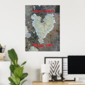 Poster Je T'Ai Vraiment Vraiment Lichen (Bureau à domicile)