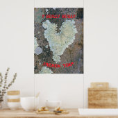 Poster Je T'Ai Vraiment Vraiment Lichen (Cuisine)