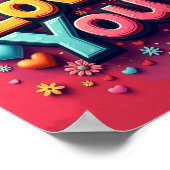 Poster Je t'aime (Coin)