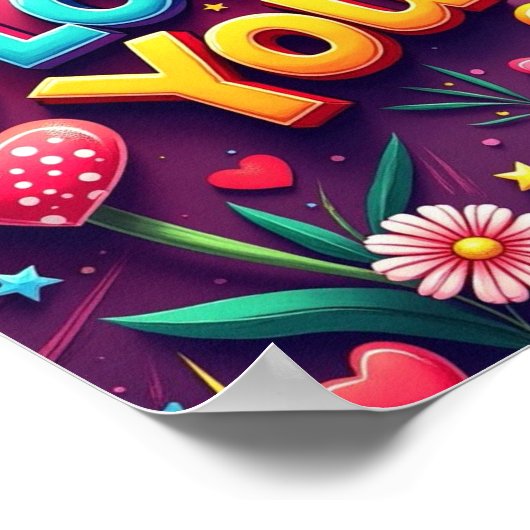 Poster Je t'aime (Coin)