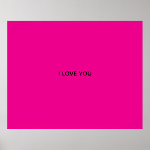 POSTER JE T'AIME
