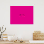 POSTER JE T'AIME (Cuisine)