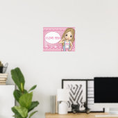 POSTER JE T'AIME (Bureau à domicile)