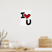 Poster je t'aime (Cuisine)