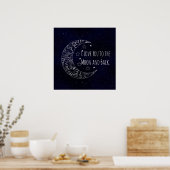 Poster Je t'aime à la lune et au retour (Cuisine)