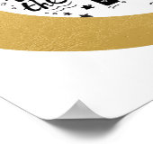 Poster Je t'aime à la Lune et le Bébé du dos (Coin)