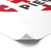 Poster Je T'Aime Aux Pièces (Coin)