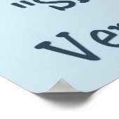 Poster Je T'Aime Beaucoup "Neige" ! - Impression/affiche  (Coin)