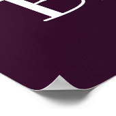 Poster Je t'aime BERRY beaucoup Chien Fraise (Coin)