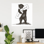 Poster Je T'Aime Californie (Bureau à domicile)