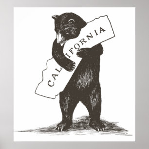 Poster Je T'Aime Californie